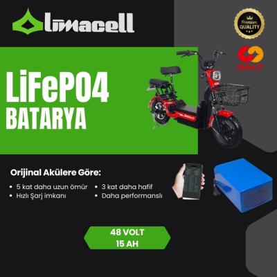 Motolux F5 48 Volt 15Ah LiFePO4 Batarya