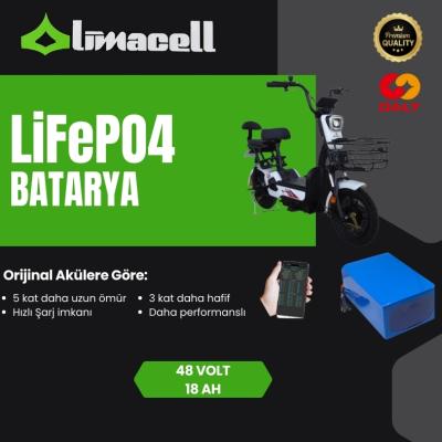 Motolux F7 48 Volt 18Ah LiFePO4 Batarya