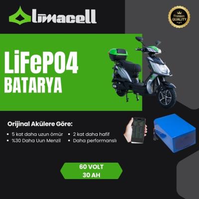 Motolux Toronto 60 Volt 30Ah LiFePO4 Smart Batarya