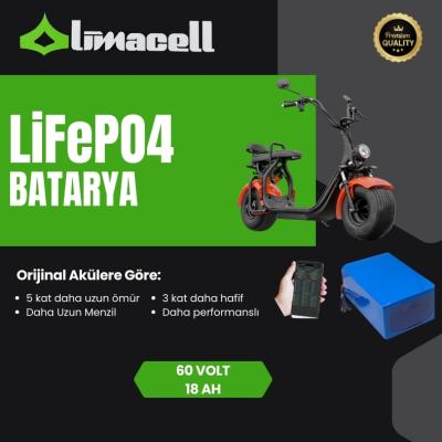 Volta Yide SE-3 60 Volt 18Ah LiFePO4 Batarya
